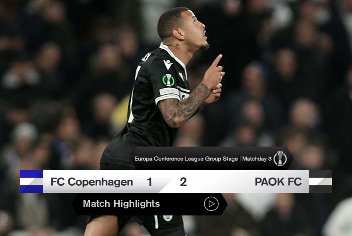 Paok vs copenhagen