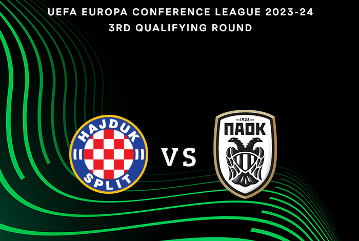 Hajduk Split vs PAOK (10/08/2023) UEFA Europa Conference League